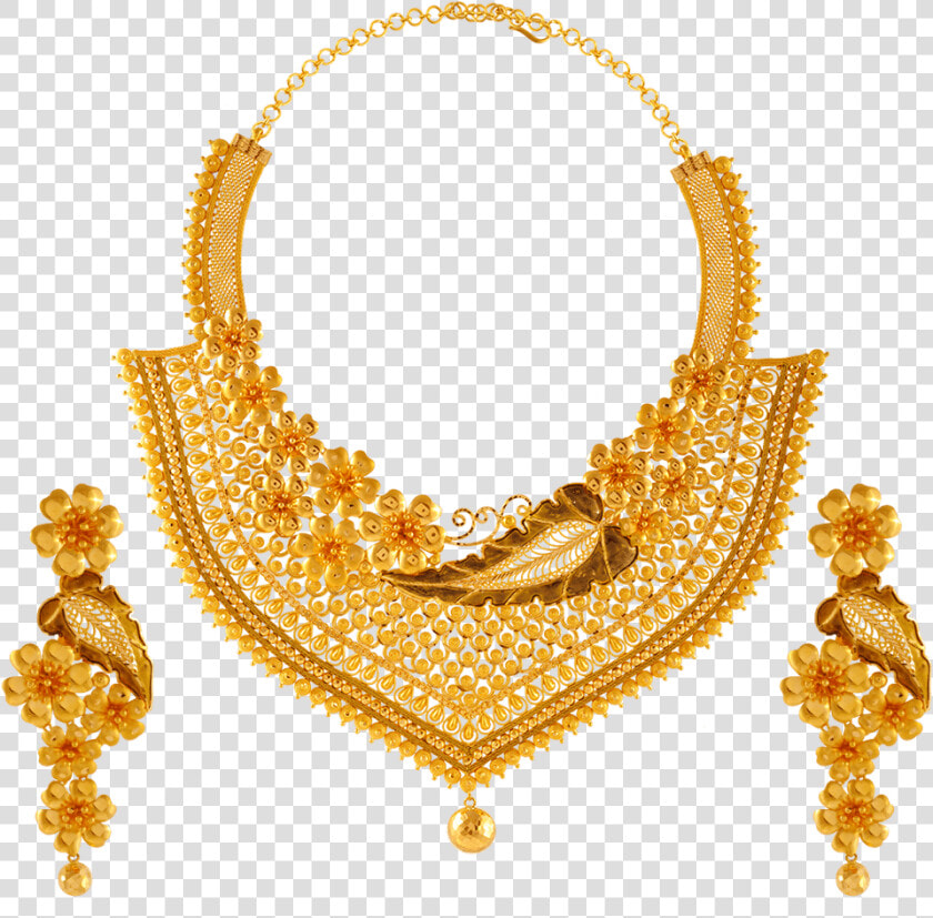 22k Gold Necklace Set   Necklace  HD Png DownloadTransparent PNG