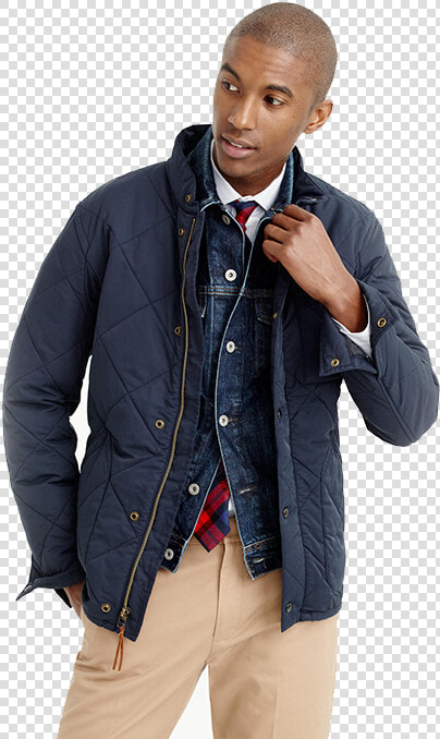 African American People Png   J Crew Sussex Jacket Navy  Transparent PngTransparent PNG