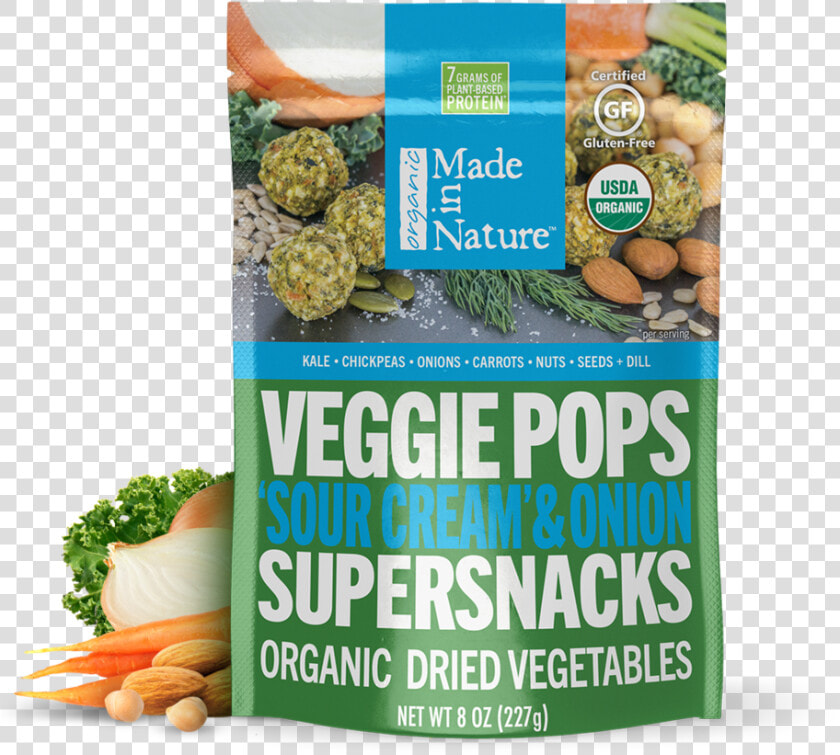 ‘sour Cream’  amp  Onion Veggie Pops   Organic Snacks Walmart  HD Png DownloadTransparent PNG