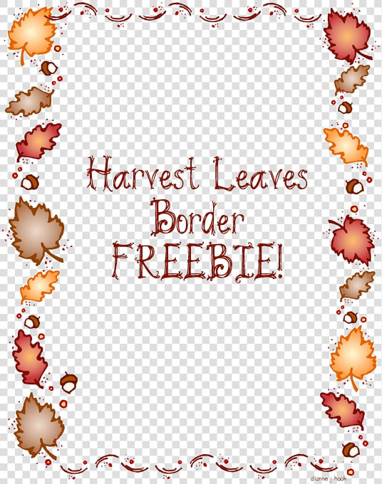 Fall Border Cute Clipart Transparent Png   Cute Thanksgiving Borders Clip Art  Png DownloadTransparent PNG