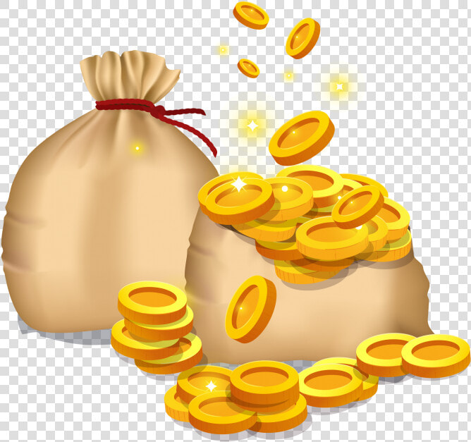 Coins Treasure Transparent Png Image Free Download   Bolsa De Dinero Png  Png DownloadTransparent PNG