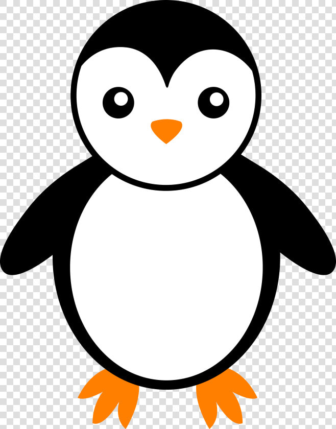 Clipart Png Download Penguin Image   Penguin Clipart Black And White  Transparent PngTransparent PNG