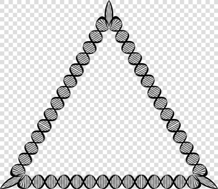 Line Art symmetry monochrome Photography   Dna Triangle  HD Png DownloadTransparent PNG