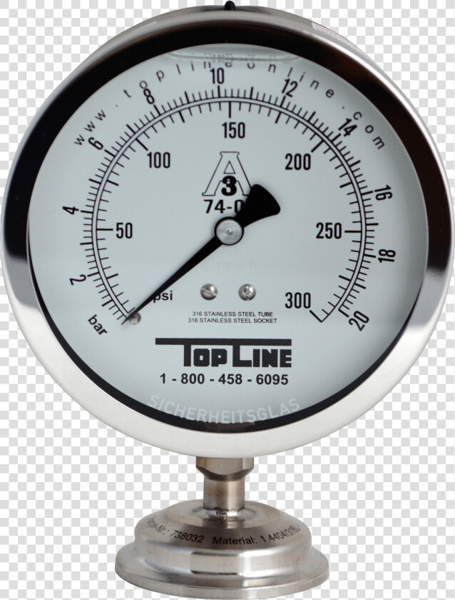 Sanitary Pressure Gauges  HD Png DownloadTransparent PNG