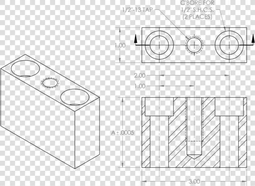 Spacer Advanced Machine Engineering Co   Diagram Of Spacer Block  HD Png DownloadTransparent PNG