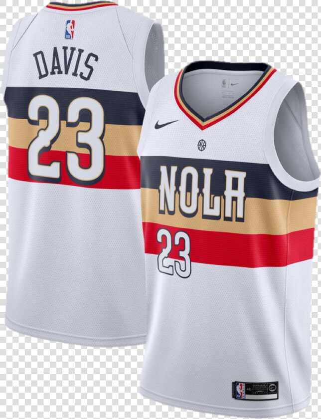 Image Of Anthony Davis New Orleans Pelicans Jersey   New Orleans Pelicans Jersey  HD Png DownloadTransparent PNG