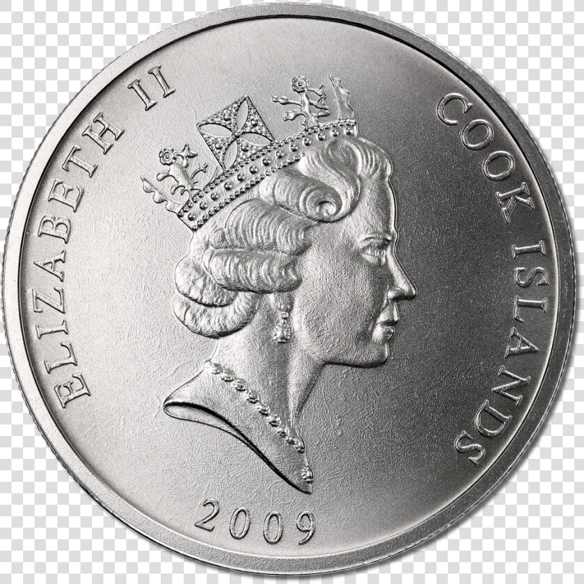 2009 1 Oz Cook Islands Platinum 01   1 Oz Silver 2009 Cook Islands  HD Png DownloadTransparent PNG