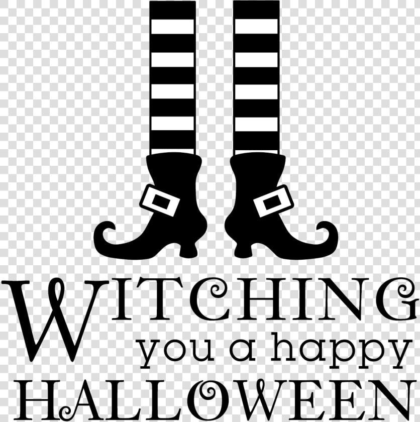 Witch Happy Halloween Stamp   Witching You A Happy Halloween  HD Png DownloadTransparent PNG