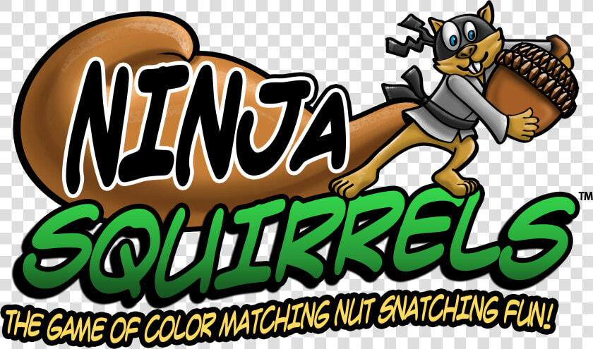 Ninja Squirrels Family Board Game   Cartoon  HD Png DownloadTransparent PNG