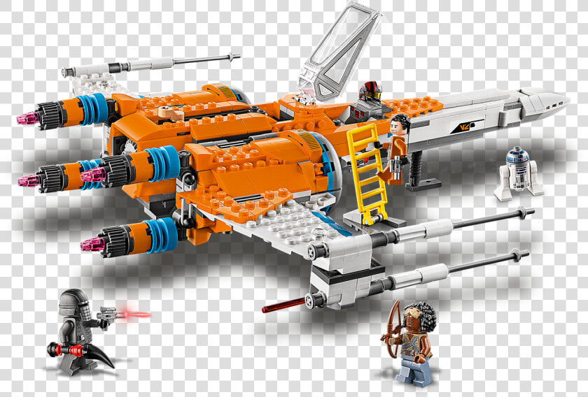 Lego Star Wars Poe Dameron S X wing Fighter   Lego Star Wars 2020 X Wing  HD Png DownloadTransparent PNG