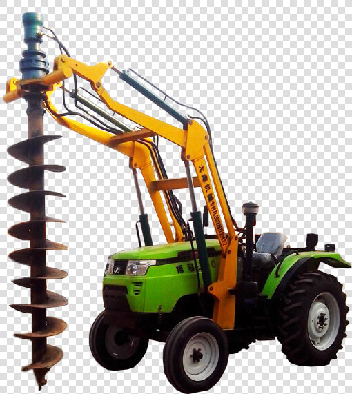 Tractor Piling Machine  HD Png DownloadTransparent PNG