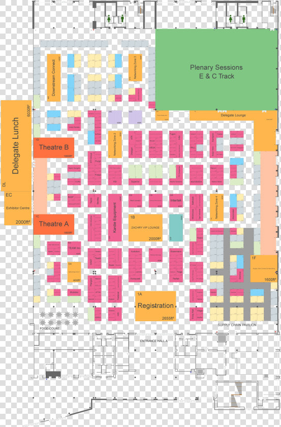 Downstream 2020 Exhibition Floorplan   Red Glitter Number Stickers  HD Png DownloadTransparent PNG