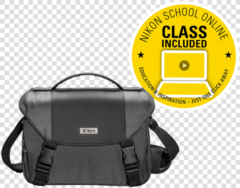 Nikon Dslr Value Pack Travel Case And Online Class   Nikon D3500 With Kit  HD Png DownloadTransparent PNG