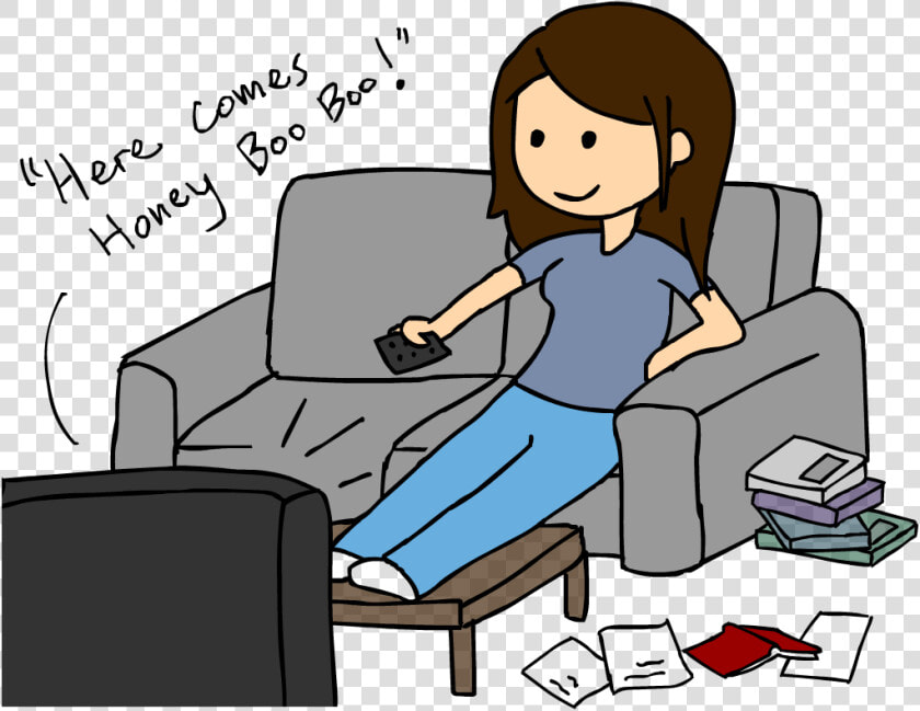 Watch Clipart Watch Video   Girl Watching Tv Clipart  HD Png DownloadTransparent PNG