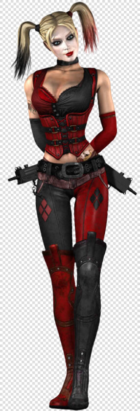 Harley Quinn   Harley Quinn Red And Black Cosplay  HD Png DownloadTransparent PNG