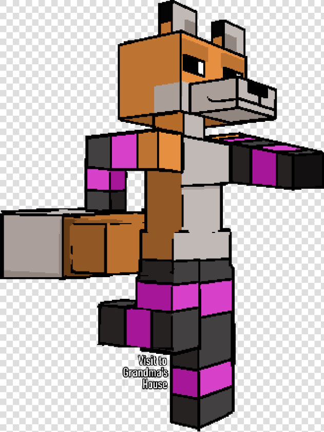 Minecraft Fox Shitpost   Minecraft Fox Thigh Highs  HD Png DownloadTransparent PNG