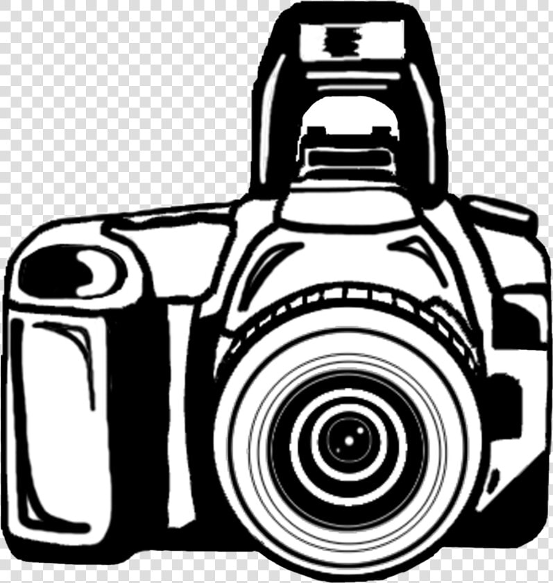 Camera Photography Clip Art   Camera Black And White  HD Png DownloadTransparent PNG