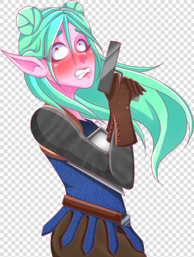 My Lil Elf Girl Playing Fortnite Hehe i’ve Been Playing   Fortnite Girl Drawing Png  Transparent PngTransparent PNG