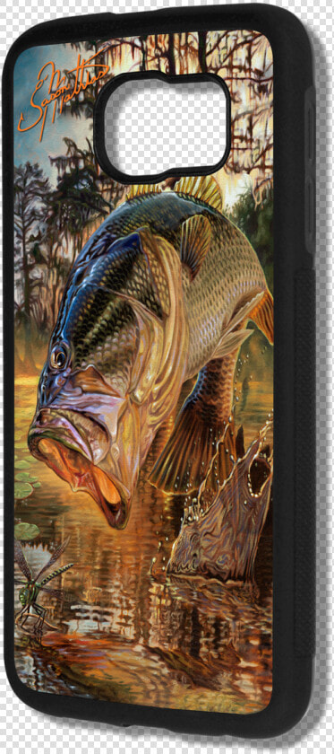 Largemouth Bass Samsung Galaxy S7 Jason Mathias Art   Mobile Phone Case  HD Png DownloadTransparent PNG