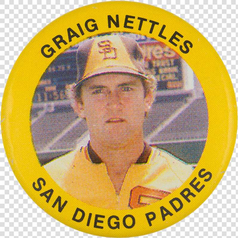 Graig Nettles San Diego Padres Sports Button Museum   Emblem  HD Png DownloadTransparent PNG