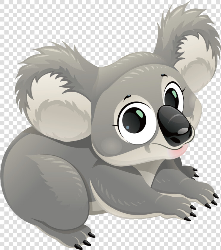 Koala Clipart Wombat   Kangaroo And Koala Cartoon  HD Png DownloadTransparent PNG