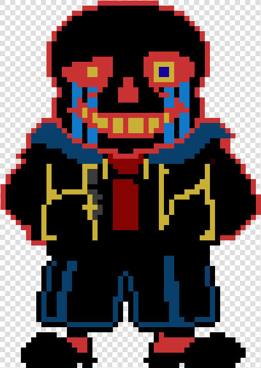 Undertale Au Fanon Wiki   Error Sans Pixel Art  HD Png DownloadTransparent PNG