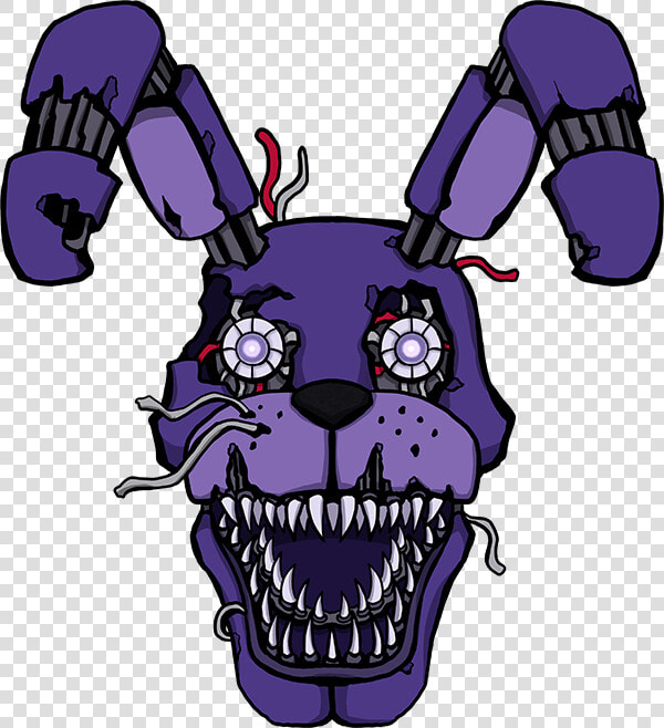 Fnaf Nightmare Bonnie Face  HD Png DownloadTransparent PNG