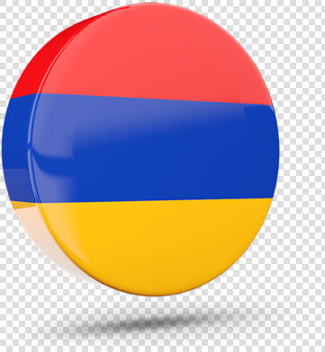 Glossy Round Icon 3d   Armenia Flag Circle Png  Transparent PngTransparent PNG