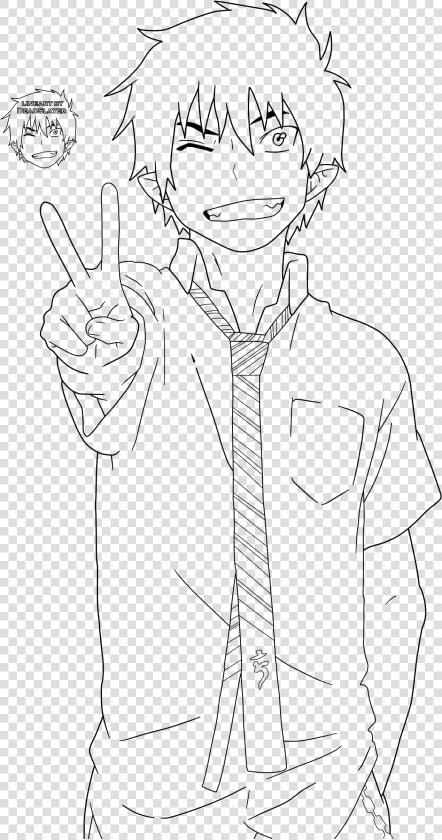 28 Collection Of Rin Okumura Drawing Easy   Rin Okumura Drawing Easy  HD Png DownloadTransparent PNG