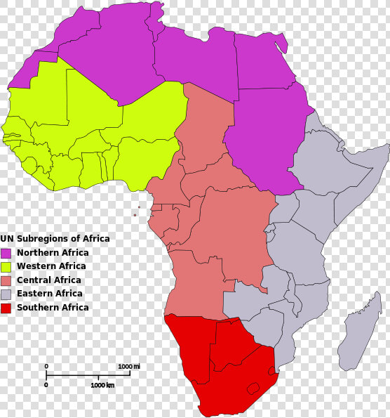 Benin  Burkina Faso  Cape Verde  Cote D   Regions Of Africa Map  HD Png DownloadTransparent PNG