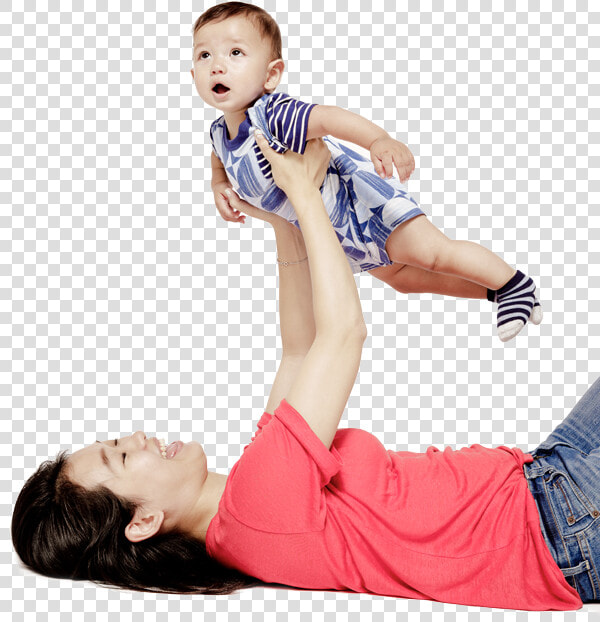 Mommy Plus Baby   Jumping  HD Png DownloadTransparent PNG