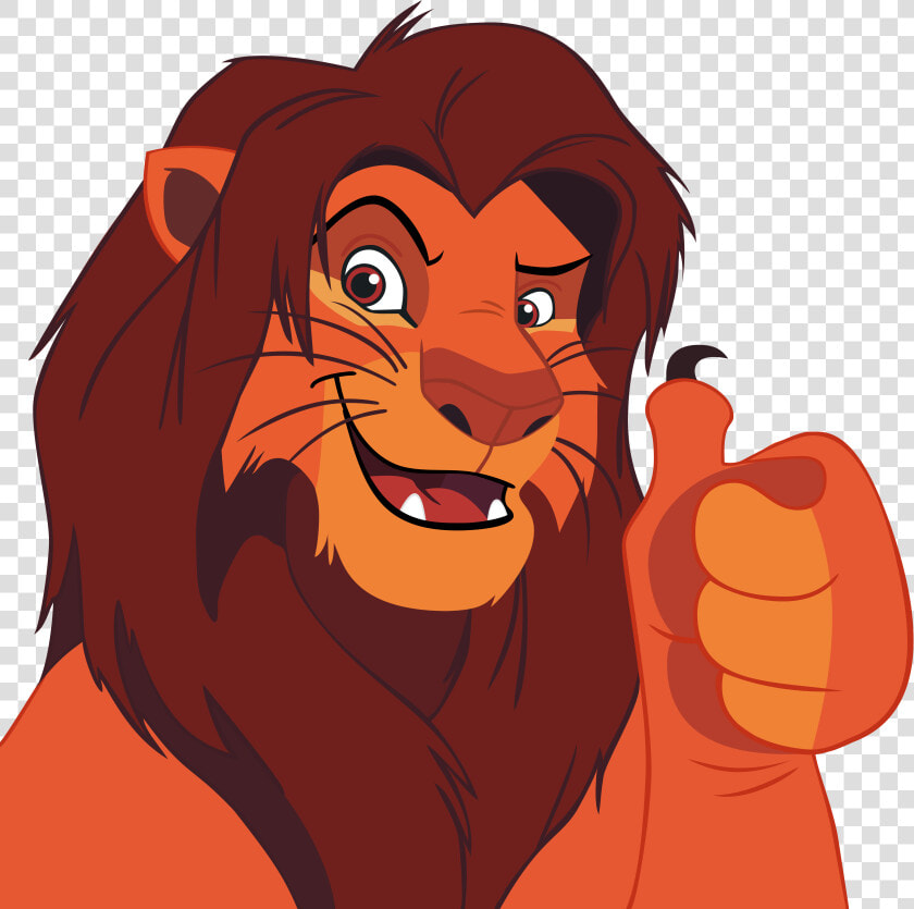 Simba Png Hd   Mufasa And Adult Simba  Transparent PngTransparent PNG