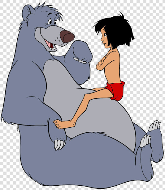 Baloo And Mowgli Clipart  HD Png DownloadTransparent PNG