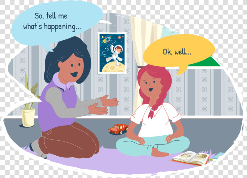 Transparent Conversation Between Two People Clipart   Effective Communication With Children  HD Png DownloadTransparent PNG