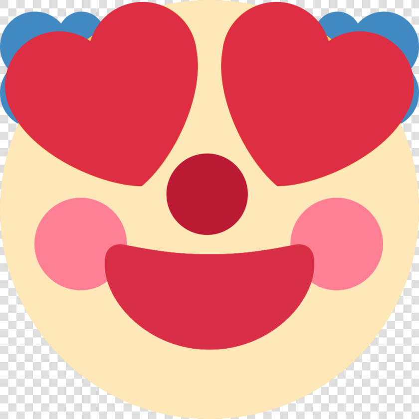 Heart Eyes Clown Discord Emoji   Clown In Love Emoji  HD Png DownloadTransparent PNG