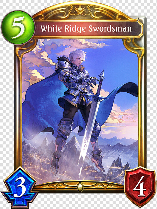 White Ridge Swordsman   White Ridge Swordsman Shadowverse  HD Png DownloadTransparent PNG