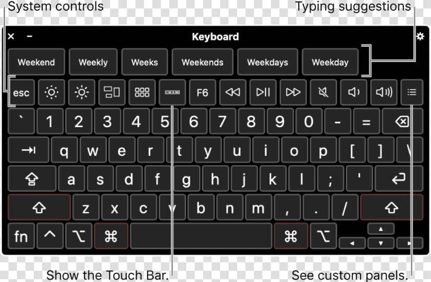 The Accessibility Keyboard With Typing Suggestions   Keyboard Display  HD Png DownloadTransparent PNG