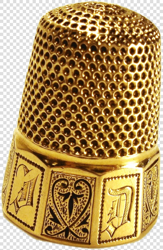 Victorian Gold And Enamel Thimble   Thimble Png  Transparent PngTransparent PNG