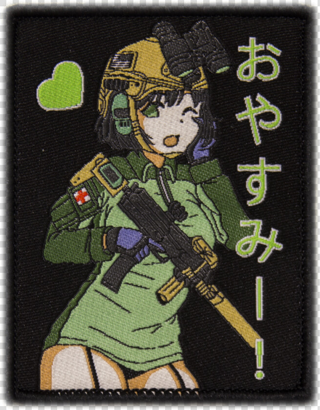 Katou Good Night   Anime Morale Patches  HD Png DownloadTransparent PNG