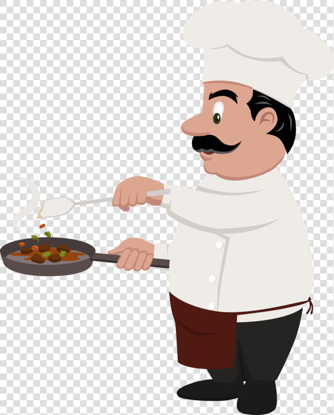 Chef Cooking Euclidean Vector   Cartoon Chef Png  Transparent PngTransparent PNG