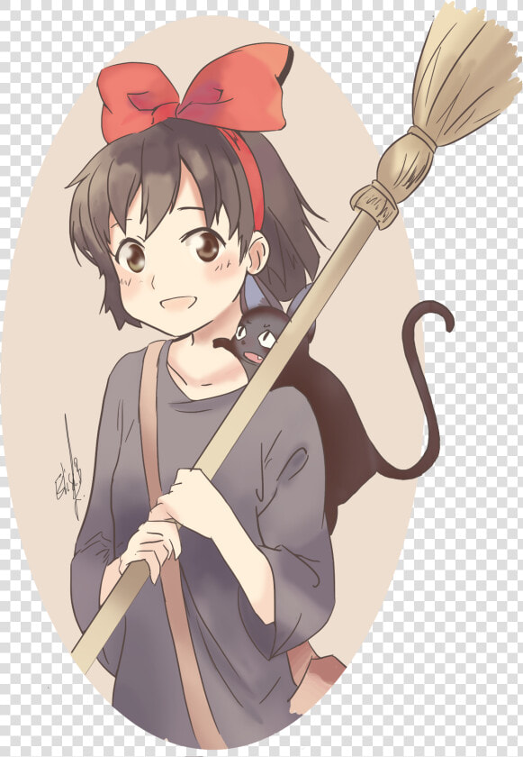 Kiki From Kiki Delivery Service   Cartoon  HD Png DownloadTransparent PNG