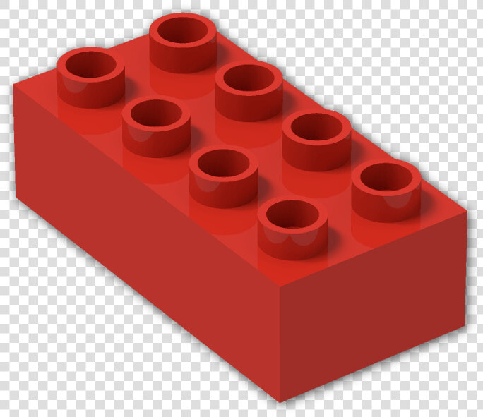 Duplo X Bright   Big Lego Block Red  HD Png DownloadTransparent PNG