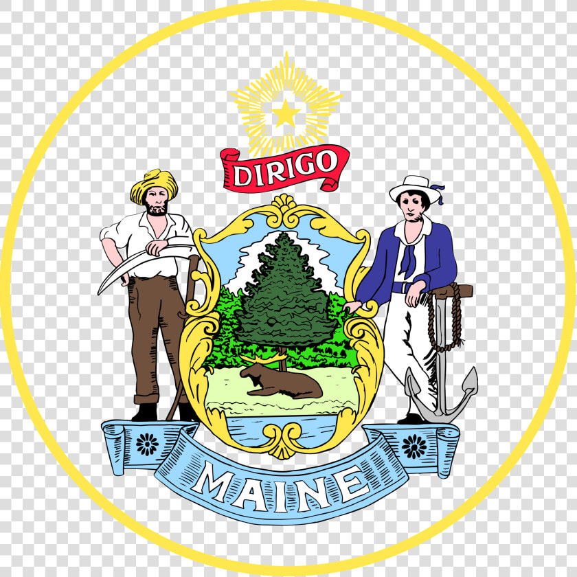 Seal Of Maine  HD Png DownloadTransparent PNG