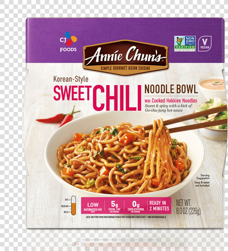 Korean style Sweet Chili Noodle Bowl   Annie Chun  39 s Sweet Chili Noodle Bowl  HD Png DownloadTransparent PNG