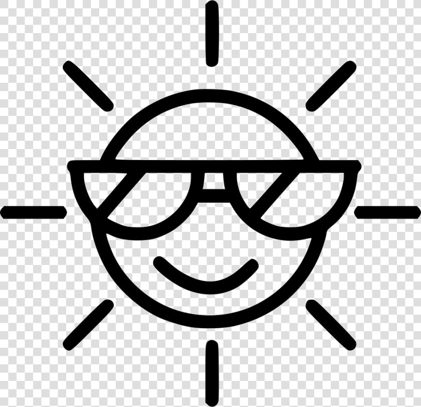 Summer Sun Sunglasses   Sun Sunglasses Icon Png  Transparent PngTransparent PNG