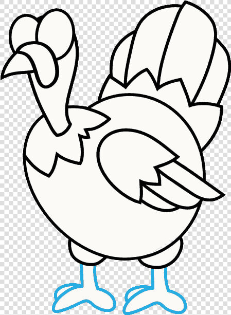 How To Draw Turkey   Cool Turkey Drawings  HD Png DownloadTransparent PNG