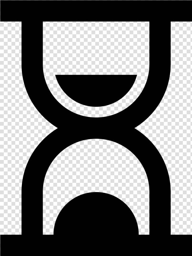 Windows Hourglass Icon Png   Susan Kare Pixel Art  Transparent PngTransparent PNG