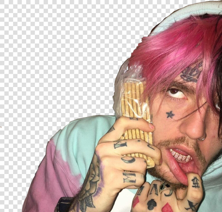 Lilpeep Peep Gbc Pink Aesthetic Freetoedit   Lil Peep Suck My Blood  HD Png DownloadTransparent PNG