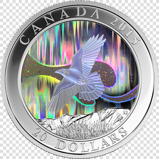 2015 1 Oz   Canada Northern Lights Coin  HD Png DownloadTransparent PNG