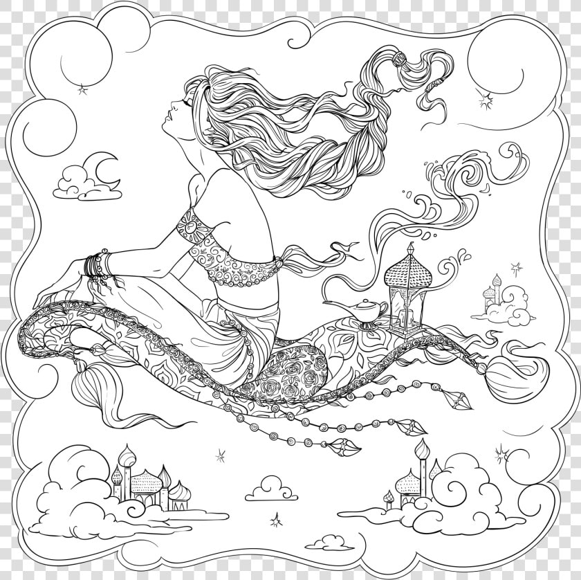 Transparent Adult Coloring Clipart   Coloring Book  HD Png DownloadTransparent PNG